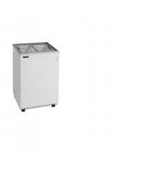 Frysbox med platta skjutlock i glas IC200SC