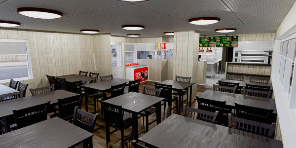 Visualisering av Haralds Bar & Grill i Landskrona
